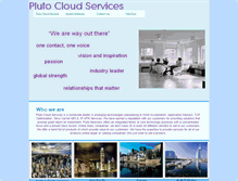 Tablet Screenshot of plutocloudservices.com